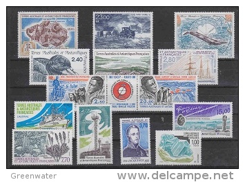 TAAF 1996 Complete Yearset 14v ** Mnh (25888) - Años Completos