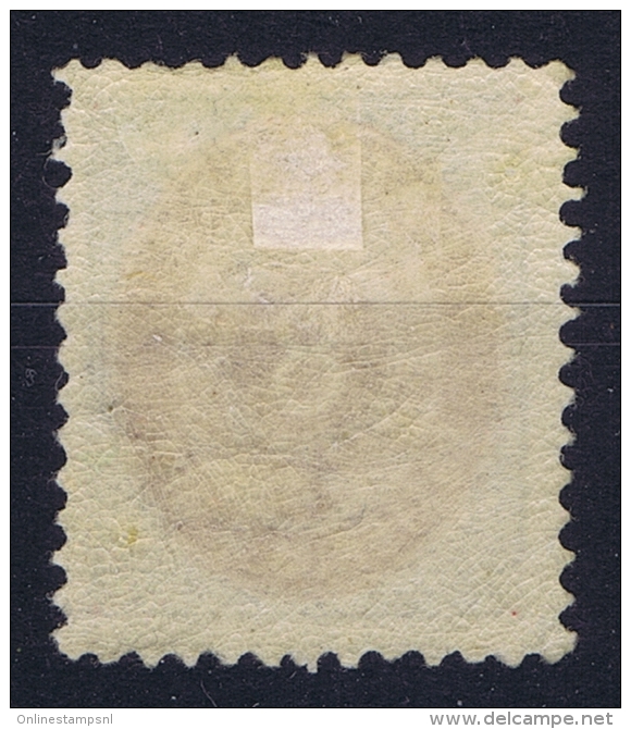 DENMARK: Mi Nr 25 I YA C Graublau MH/*, Avec  Charnière , Mit Falz 1875 - Unused Stamps