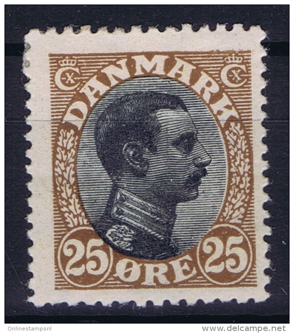 DENMARK: Mi Nr 100  MH/*, Avec  Charnière , Mit Falz 1918 - Unused Stamps