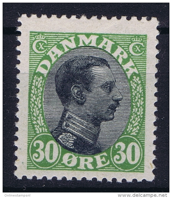 DENMARK: Mi Nr 102  MH/*, Avec  Charnière , Mit Falz 1918 - Neufs