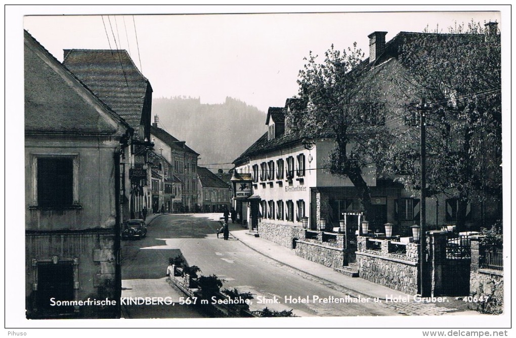 Ö-2781     KINDBERG : Hotel Prettenhaler U. Hotel Gruber - Kindberg