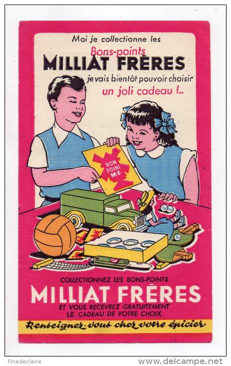 Buvard - Bons Points Milliat Frères - M