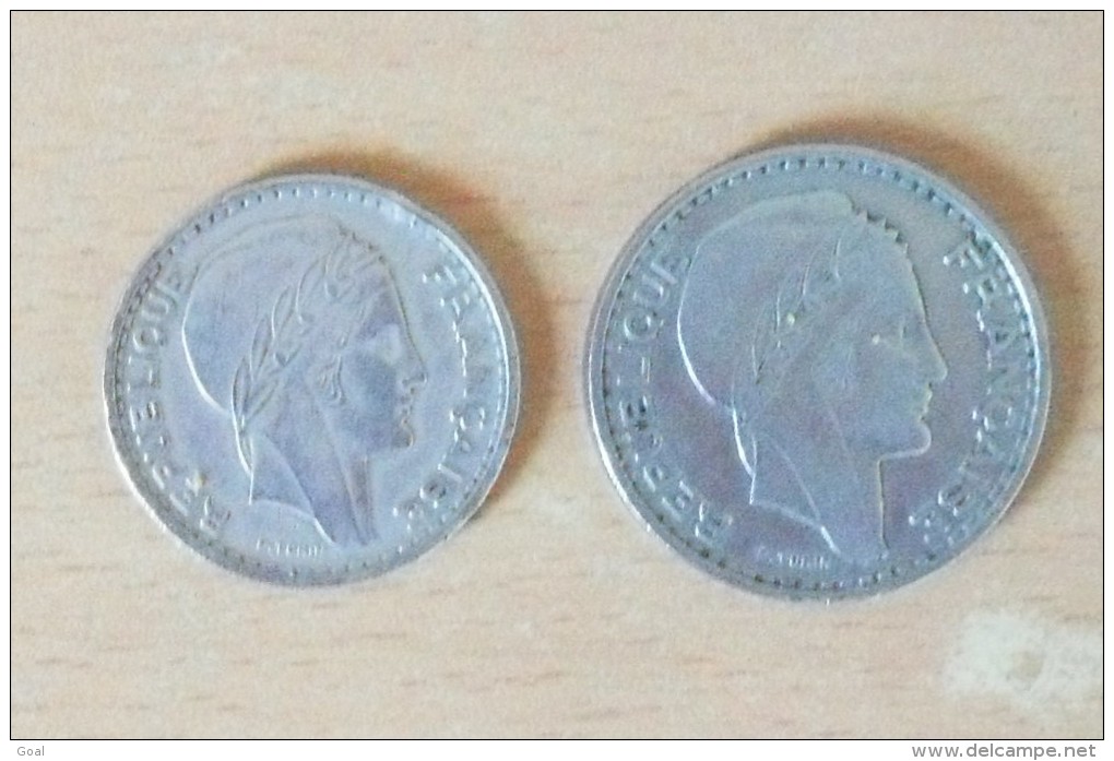 2 Monnaies "Turin" Algérie De 50 Fr 1949 Et 100 Fr 1950 ;TTB+ - Autres & Non Classés