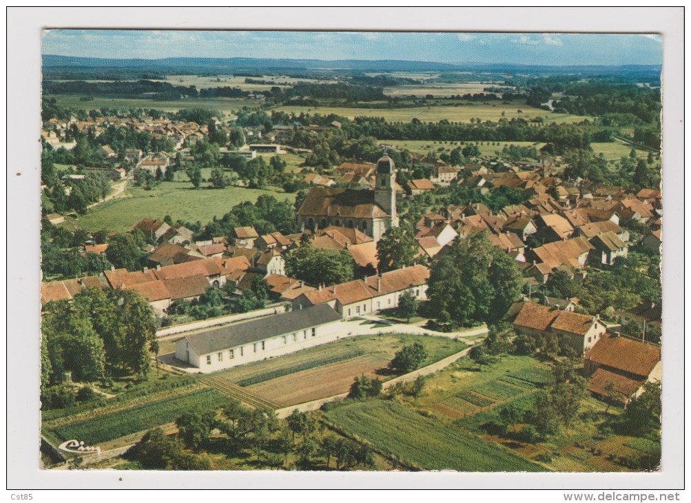 CPM - SCEY SUR SAONE - Vue Générale Aérienne Et Maisons De Retraite - Autres & Non Classés