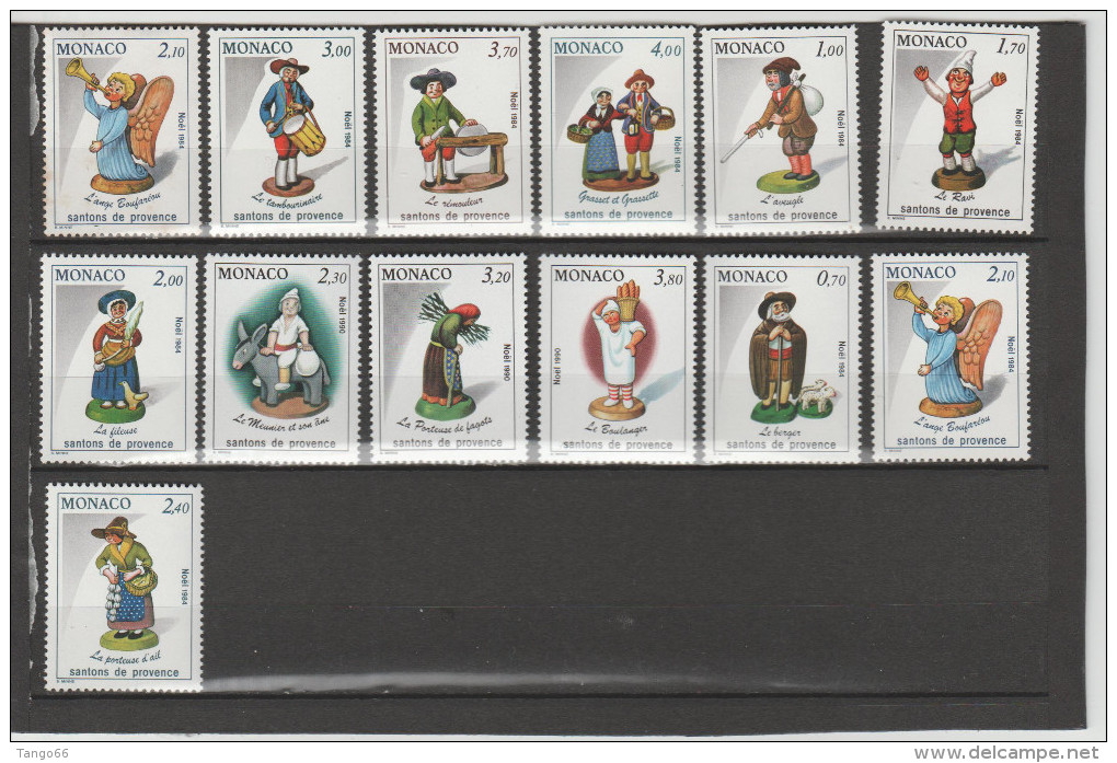 MONACO: SANTONS DE PROVENCE LOT DE 13 TIMB. NEUFS - Vrac (max 999 Timbres)