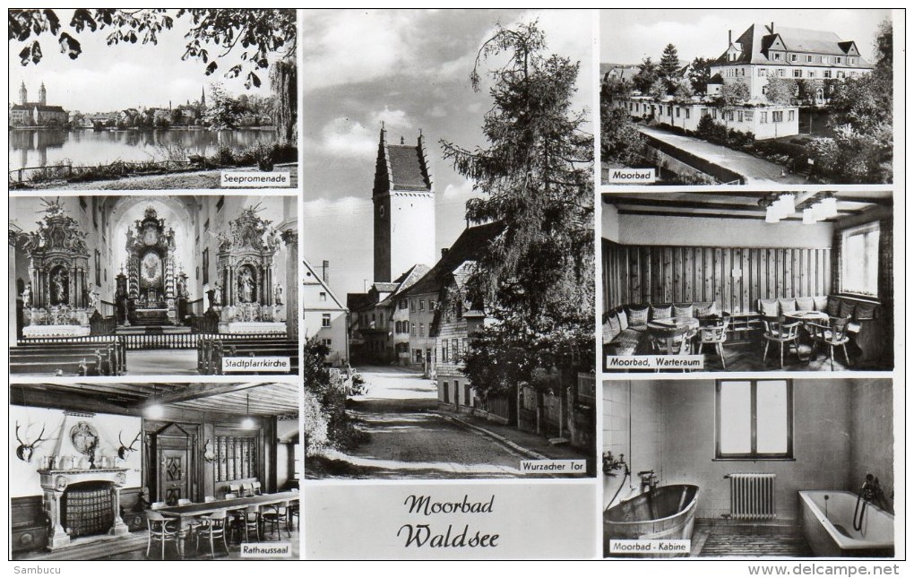 Moorbad Bad Waldsee - Mehrbildkarte Ca 1960 - Ravensburg