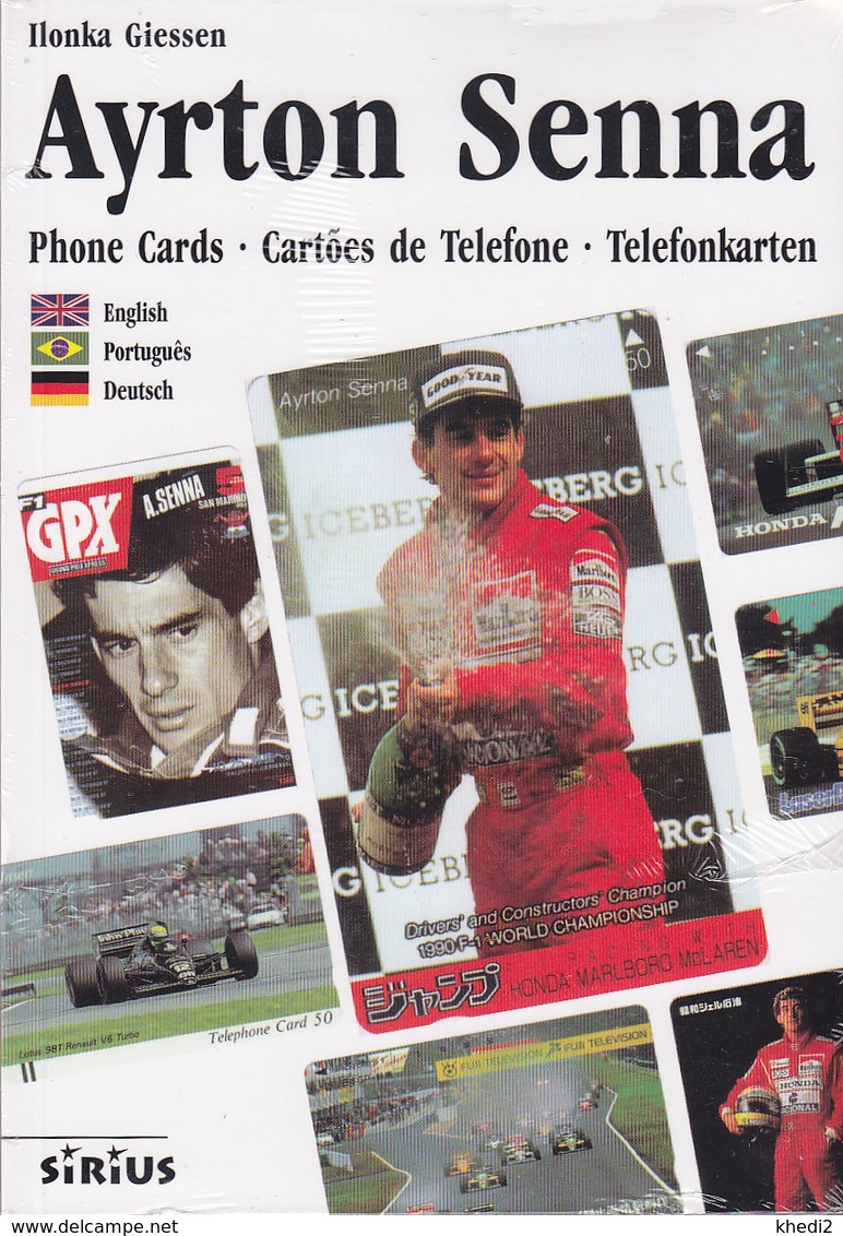 Catalogue NEUF SEALED Télécartes JAPON Etc AYRTON SENNA Formule 1 JAPAN Phonecards - Voiture Car Auto Formula 1 - Japon