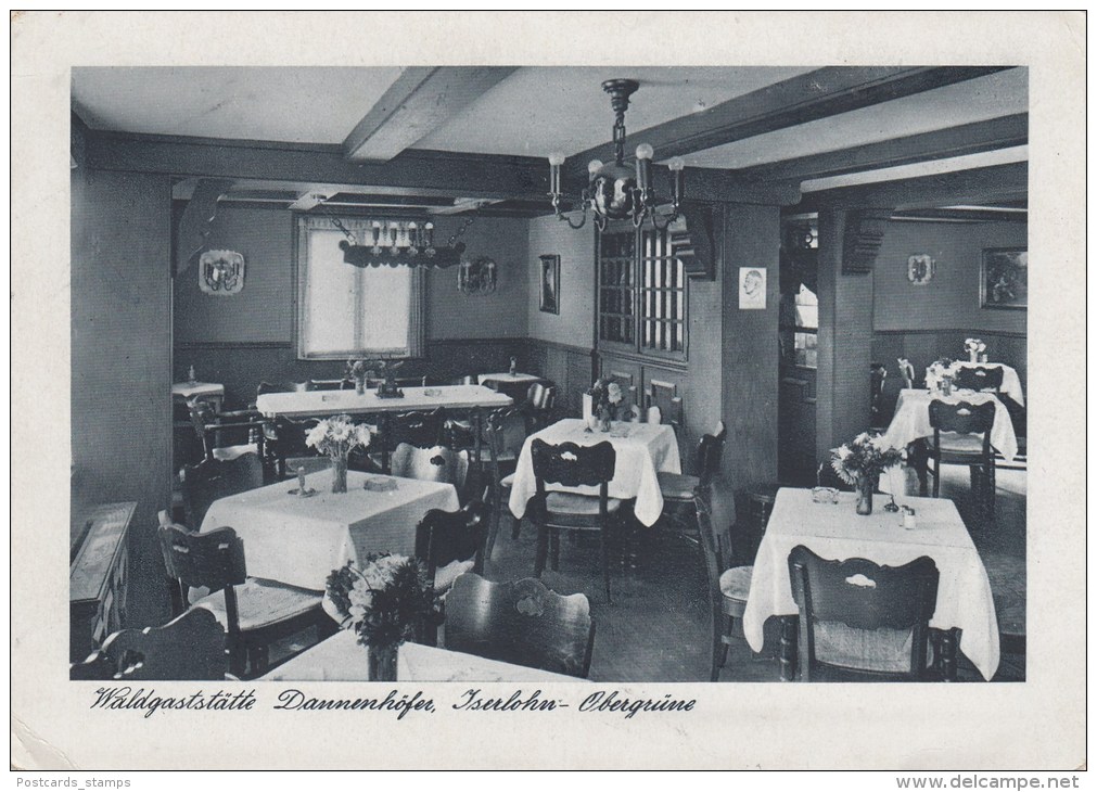 Obergrüne B. Iserlohn, Waldgaststätte "Dannenhöfer", Ca. 40er Jahre - Iserlohn