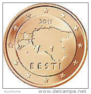 Estonia 2012      2 Cent   UNC Uit De Rol  UNC Du Rouleaux  !! - Estonia