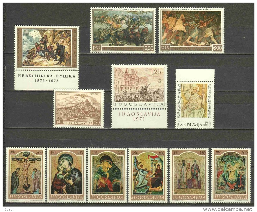 Yugoslavia 1968-1975 VARIOUS ISSUES MNH - Neufs