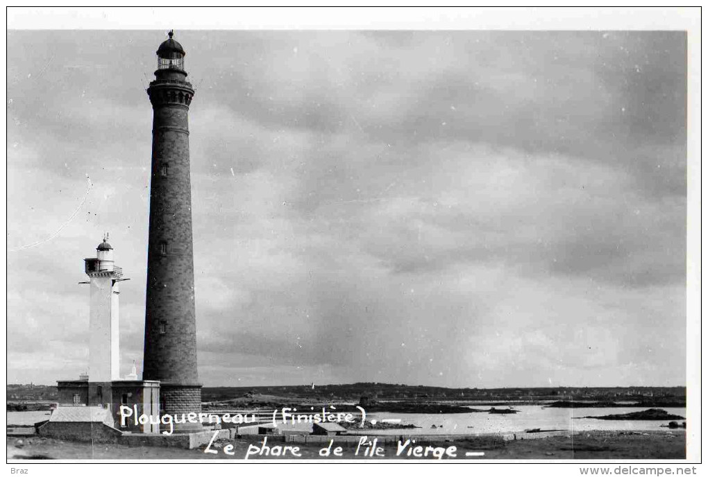 CPSM Plouguerneau Phare Ile Vierge - Plouguerneau