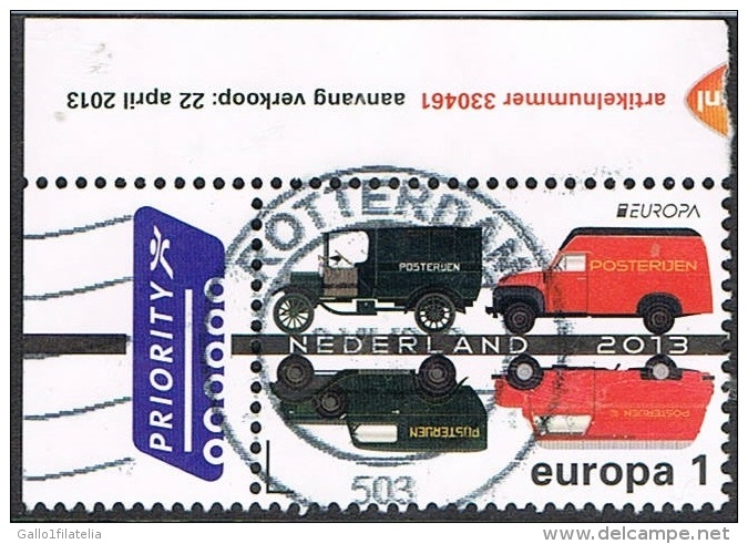 2013 - OLANDA / HOLLAND - EUROPA CEPT. USATO - Used Stamps