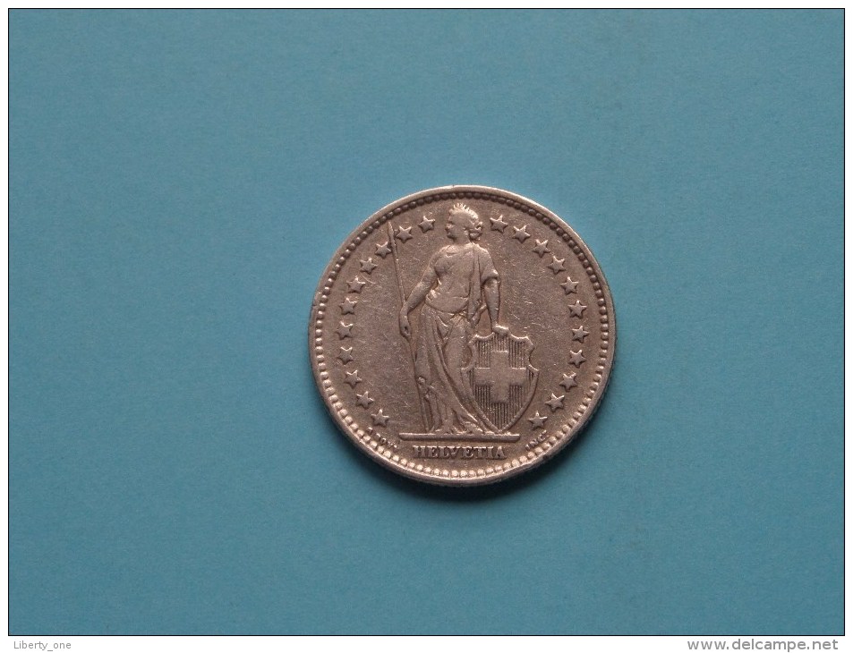 1920 Silver 2 FRANCS / FRANKEN - KM 21 ( Uncleaned Coin / For Grade, Please See Photo ) !! - Autres & Non Classés