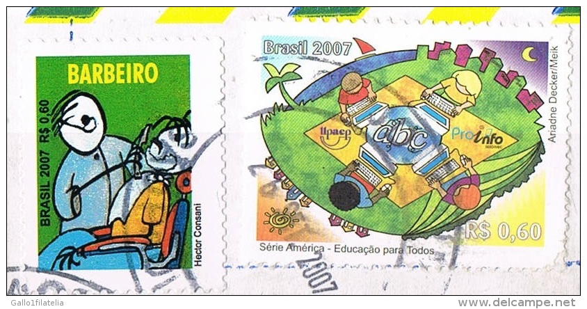 2007 - BRASILE / BRAZIL - UPAEP EDUCAZIONE PER TUTTI. USATO - Used Stamps