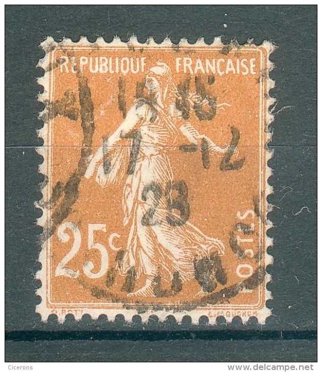 Collection FRANCE ; 1927-31 ; Y&T N° 235 IIIB ; Lot :  ;  Oblitéré - 1906-38 Semeuse Camée