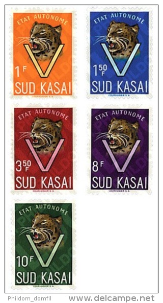Ref. 58822 * MNH * - SOUTH KASAI. 1961. BASIC SET . SERIE BASICA - Sud Kasai
