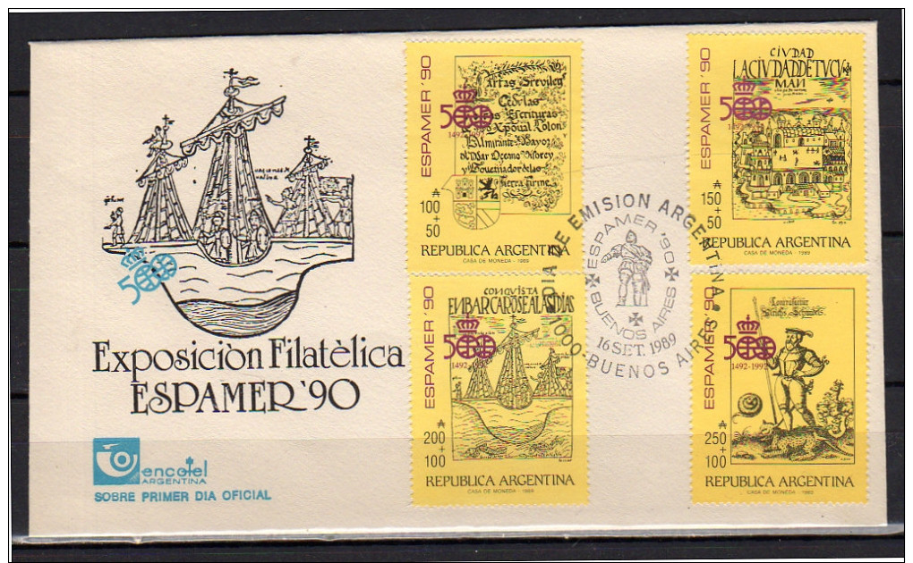 1989 FDC Exposition Espamer (za140) - FDC