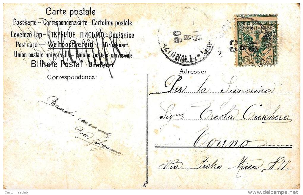 [DC4350] CARTOLINA - ILLUSTRATA - RITRATTO DI DONNA - Viaggiata - Old Postcard - Donne