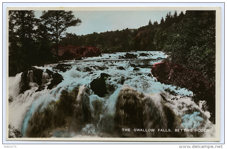 BETTWS-Y-COED : THE SWALLOW FALLS - Caernarvonshire