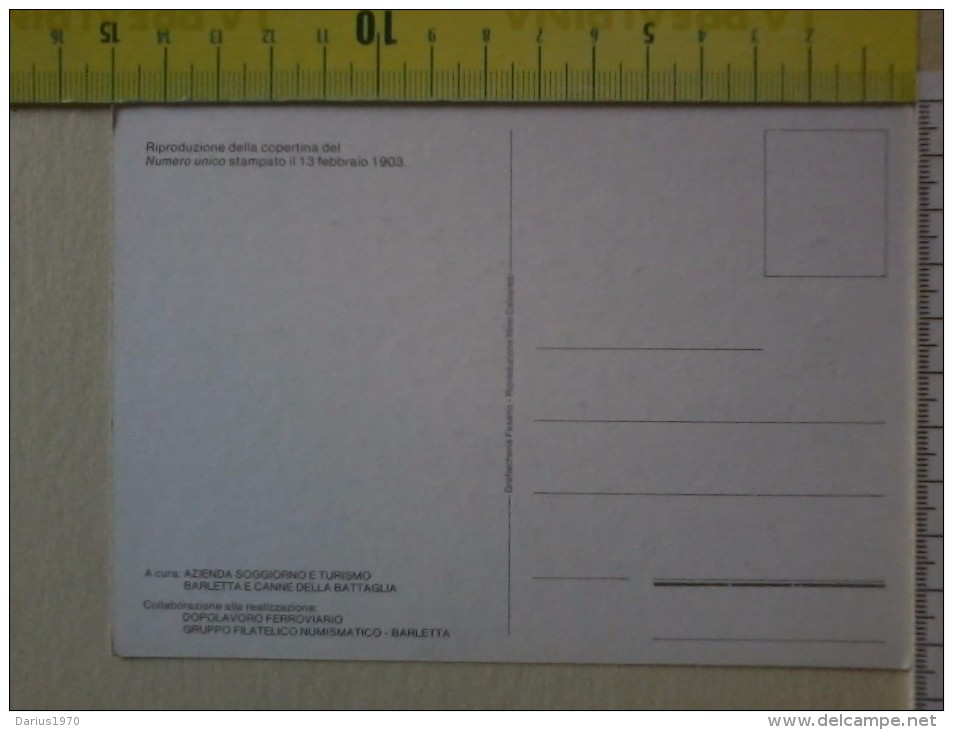 Cart.-   In Memoria Del IV Centenario Della Dsfida Di Barletta -13 Febbraio 1903. - Altri & Non Classificati