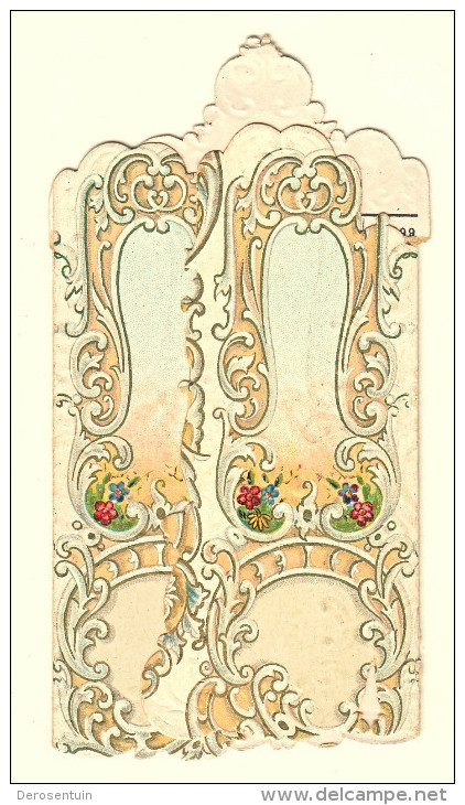 1899 Deblois Bruxelles Brussel Kalender Calendrier Parfumerie Brosserie Zeldzaam Rare Kalendertje Petit Illustré Fille - Small : ...-1900