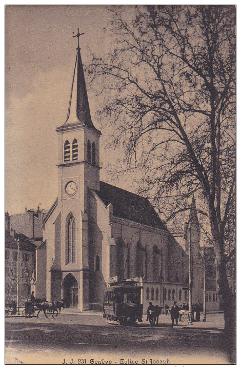 GENEVE, Switzerland; Eglise St. Joseph, 00-10s - Genève