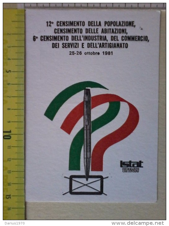 Cart.-   12° Censimento Della Popolazione , Delle Abitazioni E 12° Cens. Dell'Industria - Commercio.............. - Altri & Non Classificati