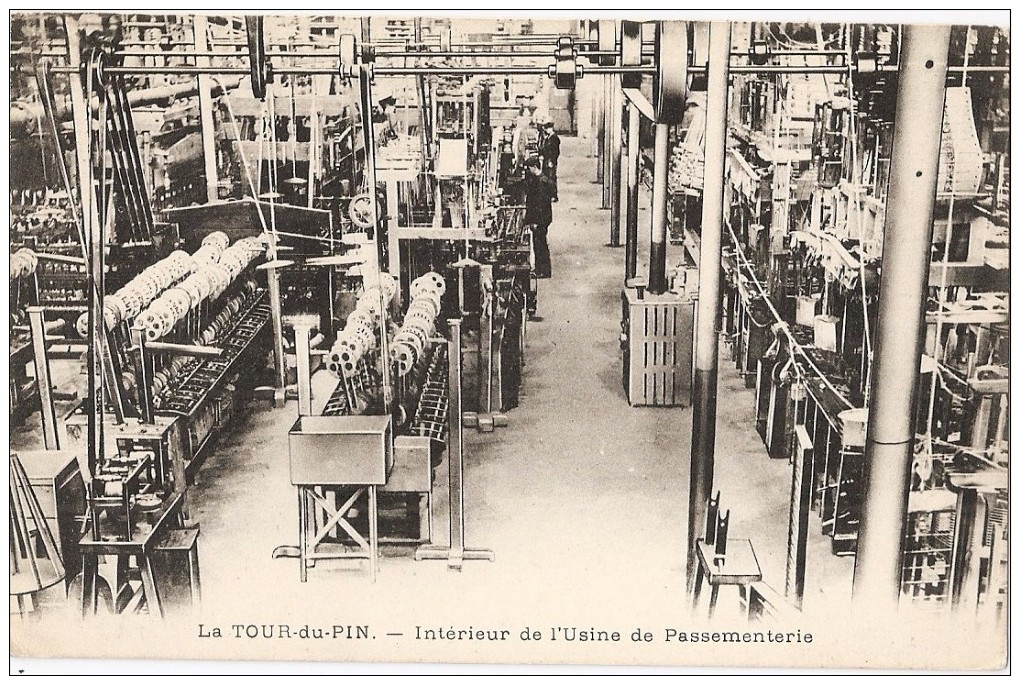 La Tour Du Pin  Interieur  De  L'usine De  Passementerie - La Tour-du-Pin