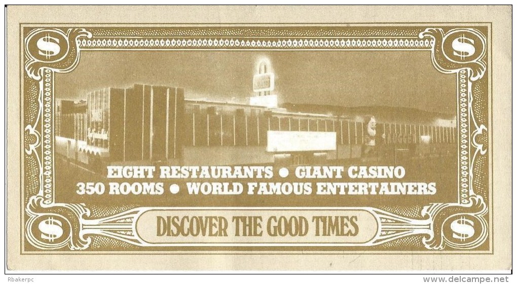 John Ascuaga's Nugget Casino Lucky Bet Coupon From Sparks, NV - Advertising