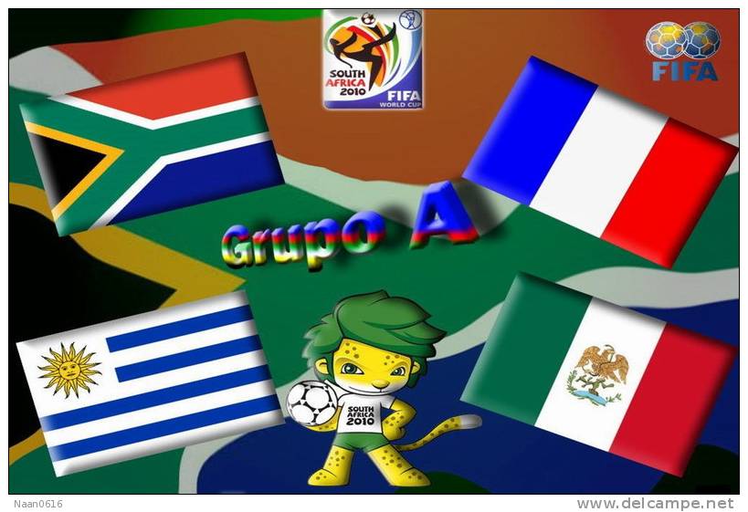 [Y38-105  ]  2010  FIFA World Cup South  Africa , Postal Stationery -- Articles Postaux -- Postsache F - 2010 – South Africa