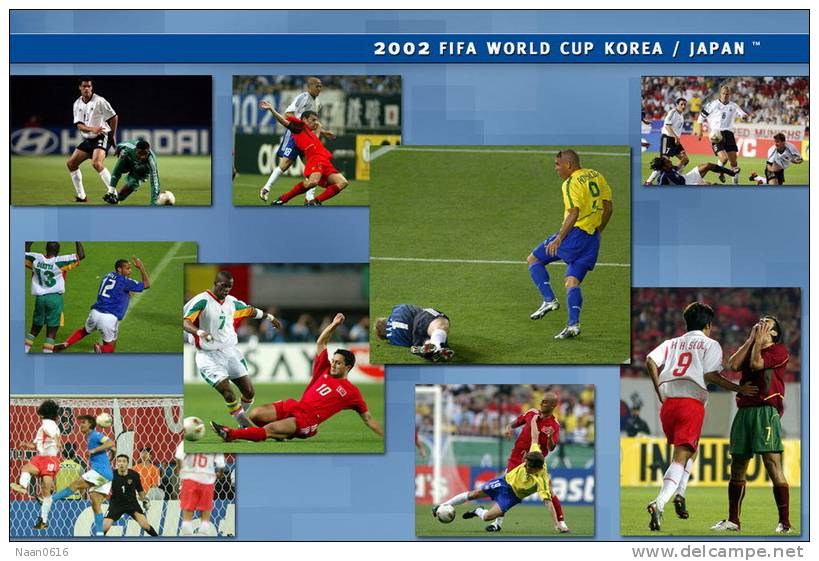 [Y38-58  ]  2002 FIFA World Cup Korea Japan    , Postal Stationery -- Articles Postaux -- Postsache F - 2002 – Südkorea / Japan