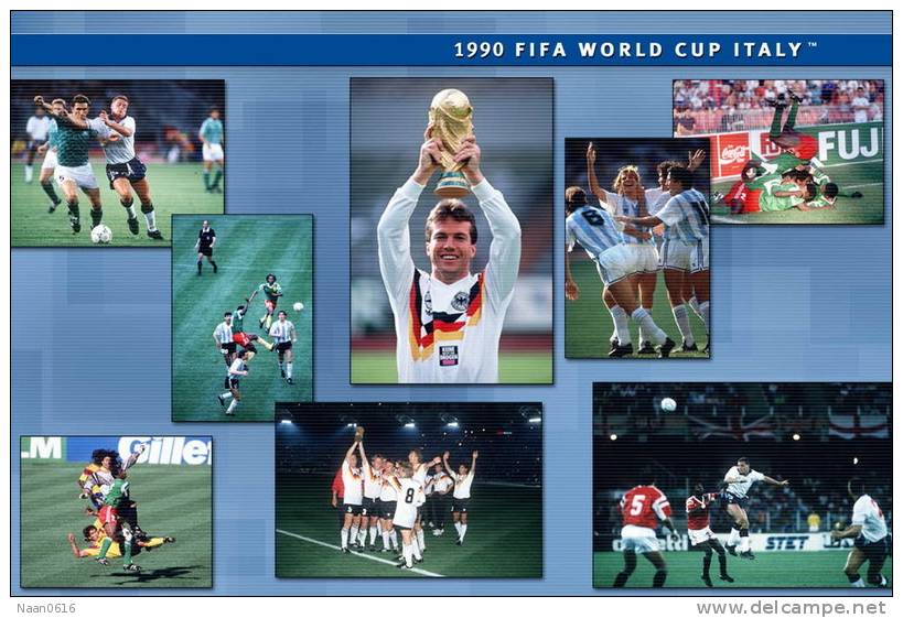 [Y38-65  ]  1990  FIFA World Cup Italy   , Postal Stationery -- Articles Postaux -- Postsache F - 1990 – Italy