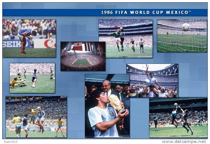 [Y38-64  ]  1986  FIFA World Cup Mexico   , Postal Stationery -- Articles Postaux -- Postsache F - 1986 – México