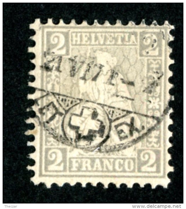 7909 - Swiss 1862  Michel #20a   ( Cat. 4.€ ) - Used Stamps