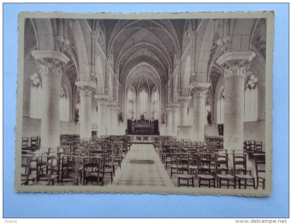 Réf: 29-19.            WILLERZIE  Intérieur De L'eglise.   CSM    N( Brunâtre ). - Gedinne