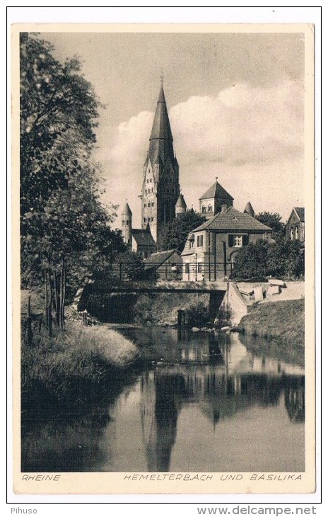 D5570   RHEINE : Hemelterbach Und Basilika - Rheine