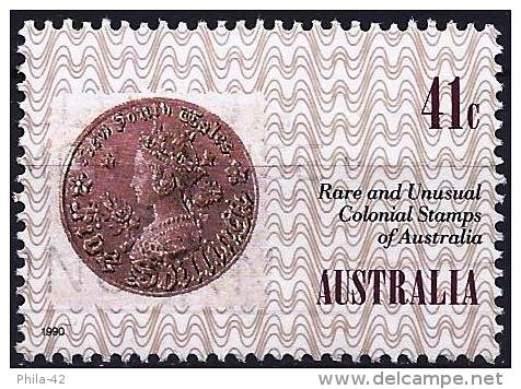 Australia 1990 - Old Coin ( Mi 1203 - YT 1163 ) - Monnaies