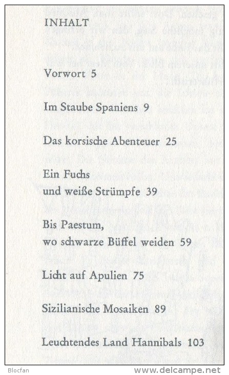 Mittelmeer-Reise Für Liebhaber Antiquarisch 14€ Reise-Information Und Lyrik Mit Skizzen Von Klumbies Book Natur Of World - Italie