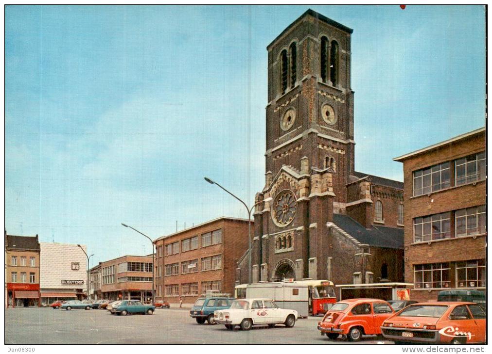 BELGIQUE LA LOUVIERE PLACE MAUGRETOUT CPM CIRCULEE - La Louvière