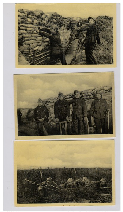 Reeks 10 Postkaarten Met Foto's 14-18 - Guerre 1914-18