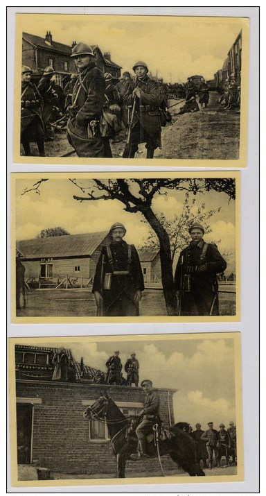 Reeks 10 Postkaarten Met Foto's 14-18 - Guerre 1914-18