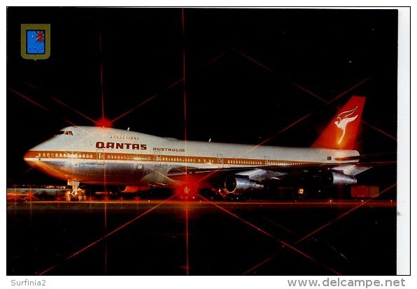 AVIATION - QANTAS - BOEING 747 -  FISA 11  Ap75 - 1946-....: Moderne
