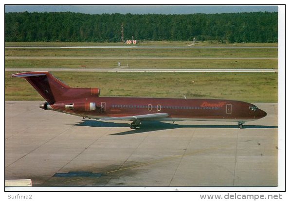 AVIATION - BRANIFF - BOEING 727  -  HEATHROW SUPACARD A12 Ap87 - 1946-....: Moderne