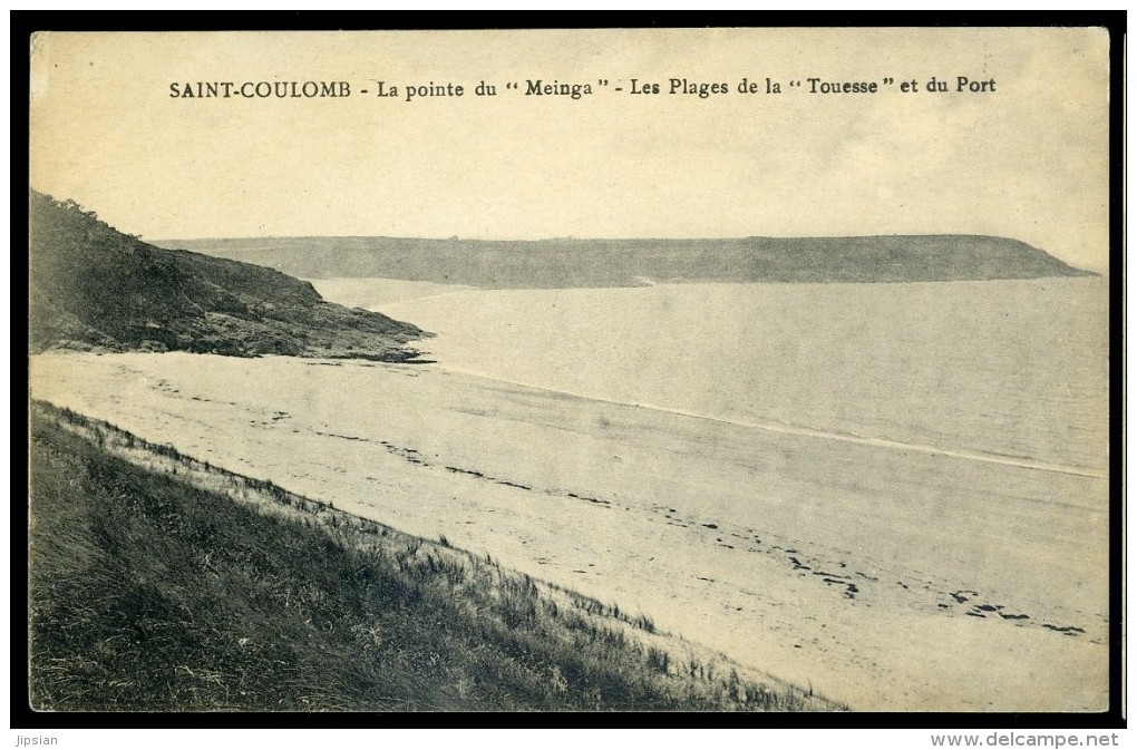 Cpa  Du 35  Saint Coulomb - La Pointe Du Meinga - Les Plages De La Touesse Et Du Port   PAR6 - Saint-Coulomb