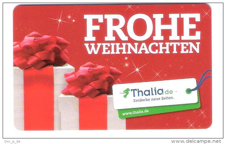 Germany - Allemagne - Thalia - Christmas - Carte Cadeau - Carta Regalo - Gift Card - Geschenkkarte - Gift Cards