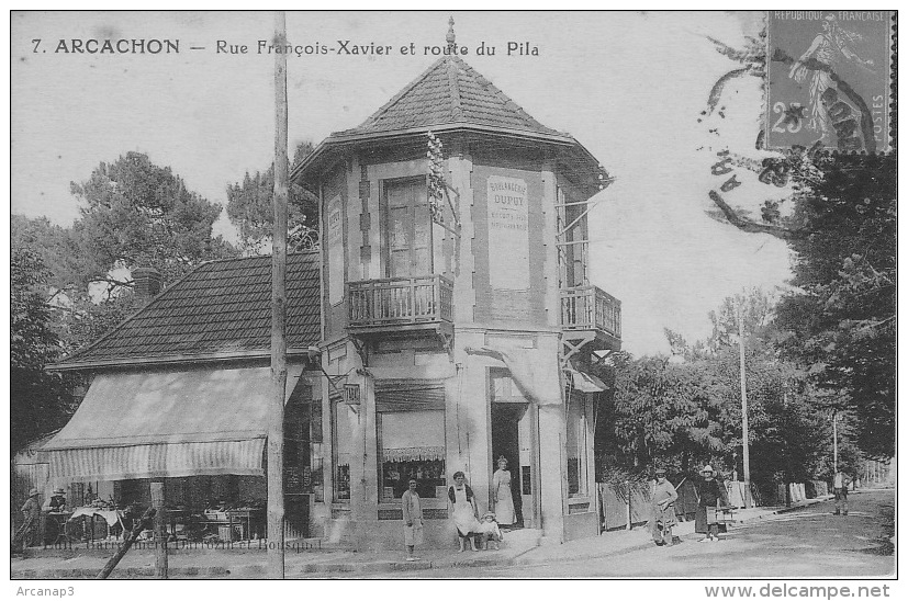 ARCACHON, RUE FRANCOIS XAVIER ET ROUTE DU PYLA, EPICERIE DUPUY - Arcachon