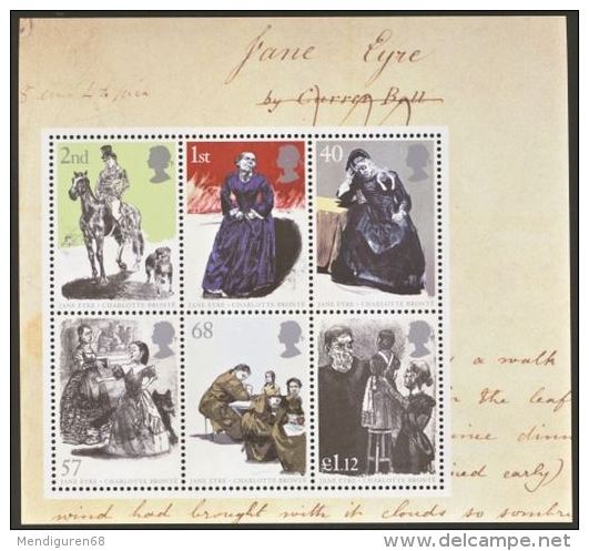 GROSSBRITANNIEN GRANDE BRETAGNE GB 2005 M/S JANE EYRE MNH SG MS2524 MI B22-2280-85 SC SH2267-72A YT F28-2622-27 - Ungebraucht