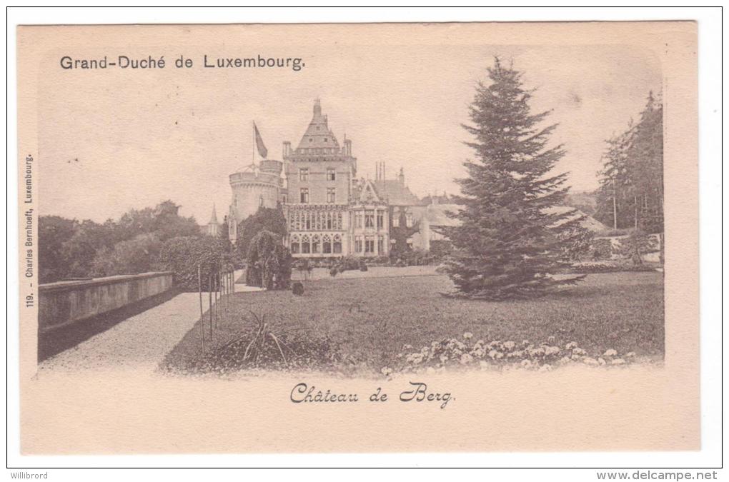 Chateau De Berg (Colmar-Berg Luxembourg) - Bernhoeft No. 119 - Undivided Back - Unused - Colmar – Berg