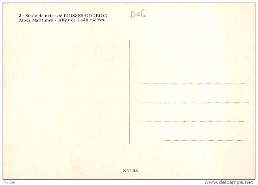 Réf : T 15 -0357 : BUISSES-ROUBION STADE DE NEIGE - Sonstige & Ohne Zuordnung