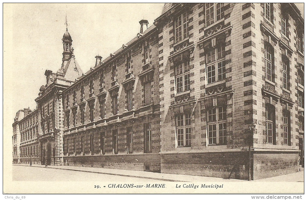 Chalons Sur Marne Le College Municipal - Châtillon-sur-Marne